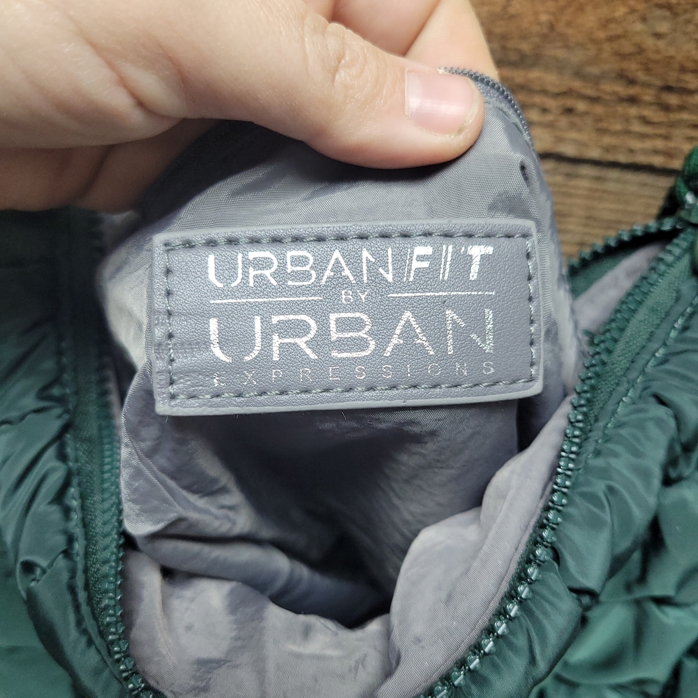 Urban Expressions Teal Quilted Shoulder Bag - Picture 7 of 7